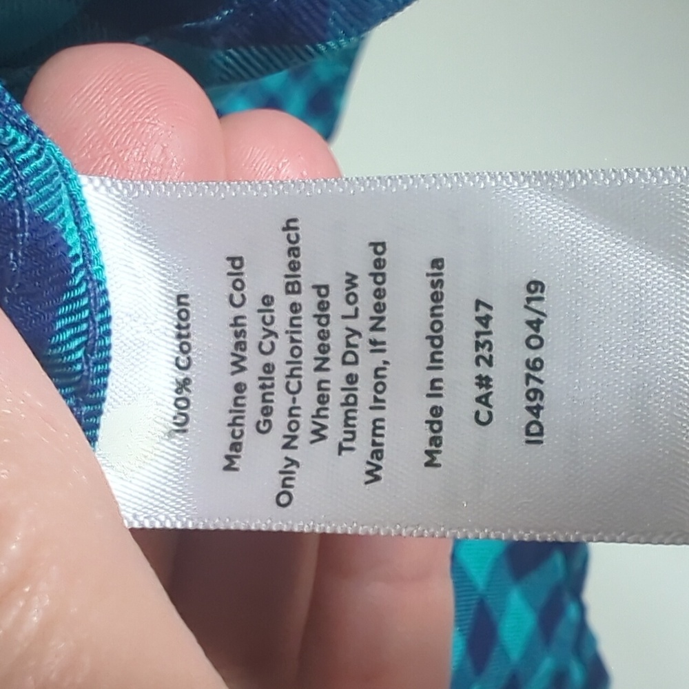 Talbots Womens Gingham Button Down Shirt Traditional Classic Quiet Luxury‎ LP - Picture 6 of 7